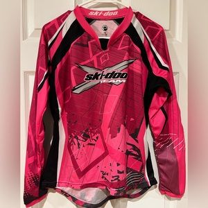 Women’s pink Ski-Doo jersey size small